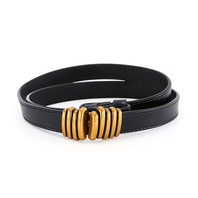 chất lượng Thắt lưng thời trang ưa thích cho nữ Dây lưng hợp kim vàng mỏng tùy chỉnh 1,8cm nhà máy